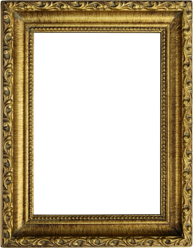 Golden Wood Frame